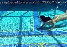 jessica caught the producer's eye with her sexy underwater vibe