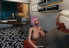 3dxchat game with a beautiful teen called Agathe