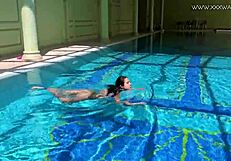 jessica caught the producer's eye with her sexy underwater vibe