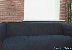 Amateur Babe Sucks Cock In Casting Then Banged