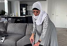 Maid Aaliyah Yasin finds out about sex toys