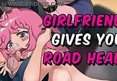 sucking your cock while you drive asmr