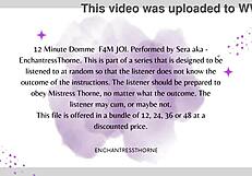 Female domination jerk off instructions part eight of twelve.