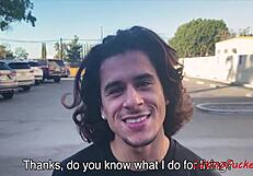 brunette latin teen takes cash for gay sex without hesitation