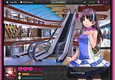 Play as a girl in the anime-style dating game HuniePop in your dreams