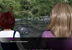 Redhead with small 18+ tits fingers herself in masturbation