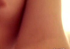 18 year old newbie takes on a thick cock during her wild casting on sofa.