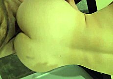 Slutty redheaded step daughter drains my balls on her tits. Red Eviee and Danny Dirt