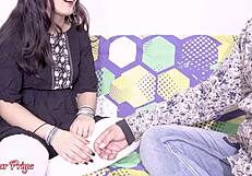 step dad swaps new panty for her used dirty one