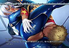 in this hentai scene, kyonyuu gunjin shihai saimin stirs deep emotions with hypnosis and control