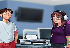 I'll teach you French in Summertime Saga e1 35 😊