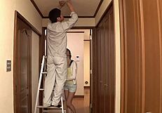 No Bra Surprise! Cute Teen Beauty Reveals Hard Nipples Through Shirt. I Couldn't Resist Her Doggystyle Charm in Part 3!