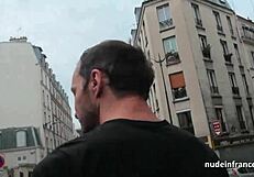 French Blonde Squirts During Hard Anal Double Penetration And Cum Cover In Gangbang