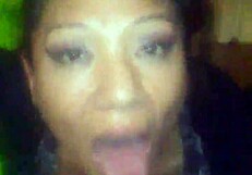 Look into my eyes while I suck your cock? Cheating wife swallows cumshot