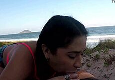 Beach Public Fuck for Car Help