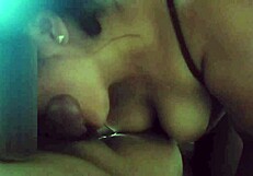 Big Natural Tits Sucking Dick!