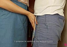 Cute Realtor Serves Client and Makes Him Cum