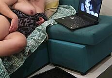 Hey, caught my stepsister watching wild bukkake gangbang porn again