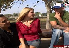 Watch! Cuckold's Busty Blonde Wife Enjoys Another Big Cock!