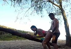 Beach Public Fuck for Car Help