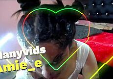 I destroy his face with spit in deepthroat