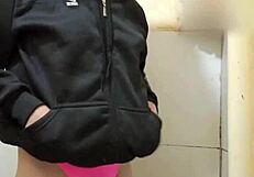 this naughty amateur in thong panties and lingerie is so sexy