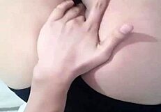 Casero real's big ass lover gets a surprise oral gift