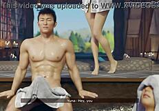 japanese tight pussy cheats on boyfriend at hot spring