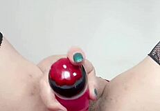 did you see the wife masturbating for her husband's friend who fucks her ass and pussy?