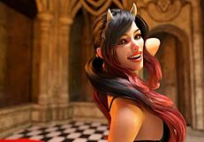 3D animated porn with big tits and big nipples from Betrayed game