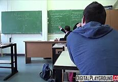 i remember kristof cale and taissia shanti having a classroom hookup at digitalplayground