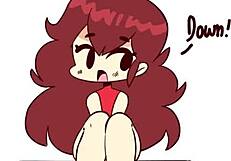 3D animated video of hot anime babes with big boobs and round ass