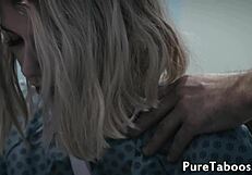 tattooed teenage babe gets filled with jizz in erotic fetish scene