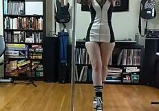 Black Or White Skirt Strip Tease?