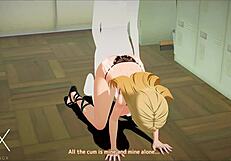 Anime Hentai Marin Fucks In Various Positions With Blowjob?