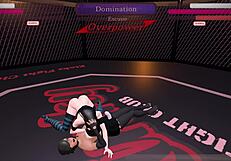 Gawthicc battles Julia in kinky fight club at night club