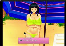 Beautiful day at the beach with hot sex and a happy ending
