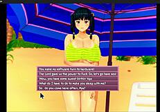Beautiful day at the beach with hot sex and a happy ending