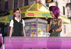 summer in the city meeting hot emo with tattoos