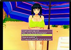 Beautiful day at the beach with hot sex and a happy ending