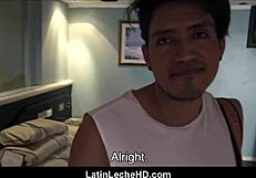 straight latino paid to fuck gay stranger bareback pov