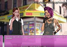 summer in the city meeting hot emo with tattoos