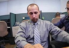 Gay hardcore banging in office after donut delivery today.