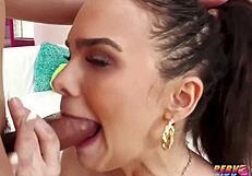 Brunette Ivy Ireland takes big black cock in doggy anal. Gaping wide after intense session.