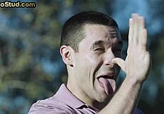 Hairy Stud Barebacked In Twink 3some