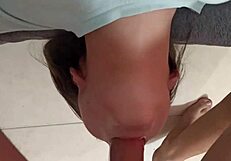 My step sister can't believe I'm not gay and fuck her hard