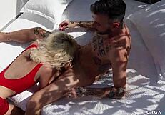 E-girl's intense anal creampie with azukat on orgastica tv