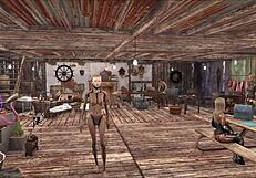 fallout 4 fashion show featuring chyler leigh as a top model