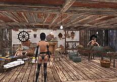 fallout 4 fashion show featuring chyler leigh as a top model