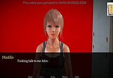 Adult animated film with 3D visuals and interactive features
